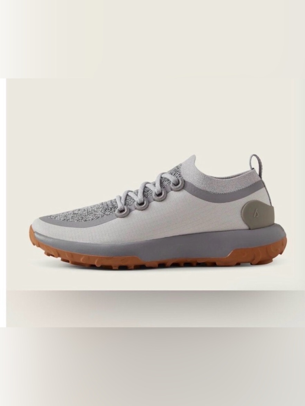 Allbirds Trail Runners SWT Women’s Grey & Rugged Khaki Size 7 Like New